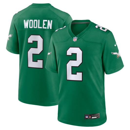 Tariq Woolen Philadelphia Eagles Alternate Game Jersey - Kelly Green