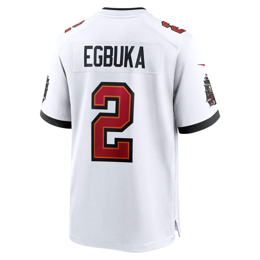 Emeka Egbuka Tampa Bay Buccaneers Alternate Game Player Jersey - Pewter