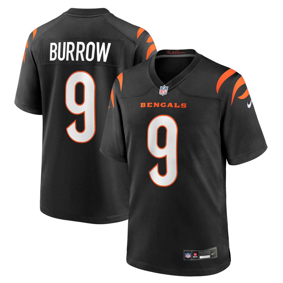 Joe Burrow Cincinnati Bengals Alternate Game Jersey - Orange