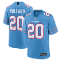 Tony Pollard Tennessee Titans Game Jersey - Light Blue