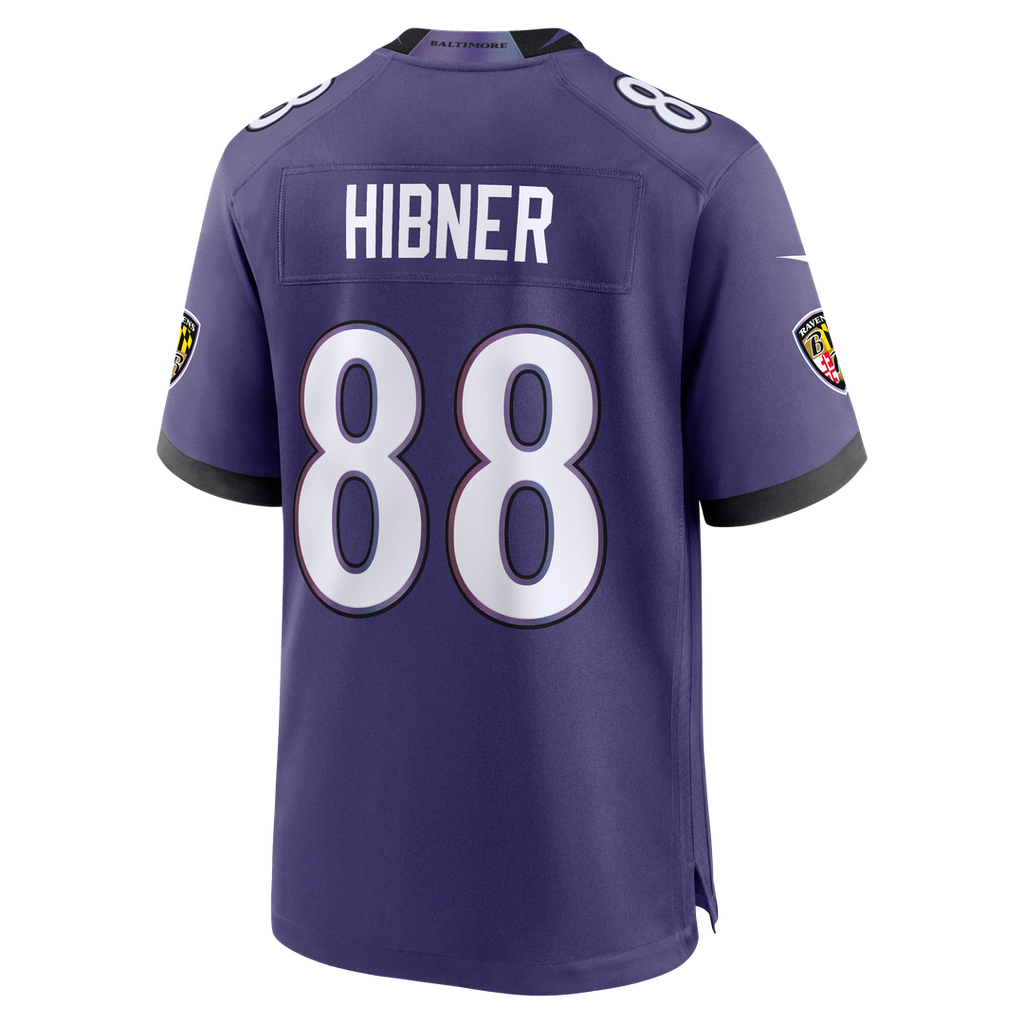 Matthew Hibner Baltimore Ravens Team Game Jersey - Purple
