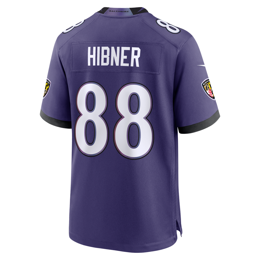 Matthew Hibner Baltimore Ravens Team Game Jersey - Purple