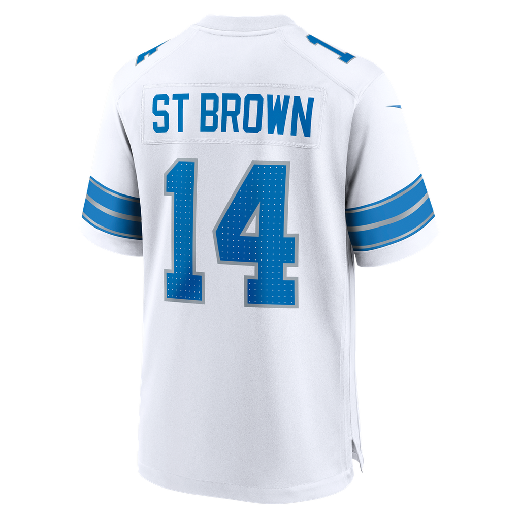 Amon - Ra St. Brown Detroit Lions Game Jersey - White