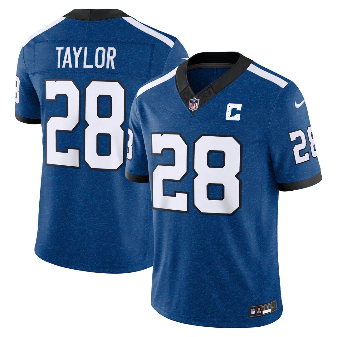 Jonathan Taylor Indianapolis Colts Alternate Indiana Nights Vapor F.U.S.E. Stitched Limited Jersey - Royal
