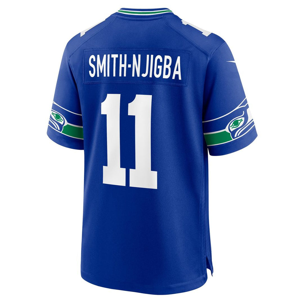 Jaxon Smith - Njigba Seattle Seahawks Game Jersey - College Navy