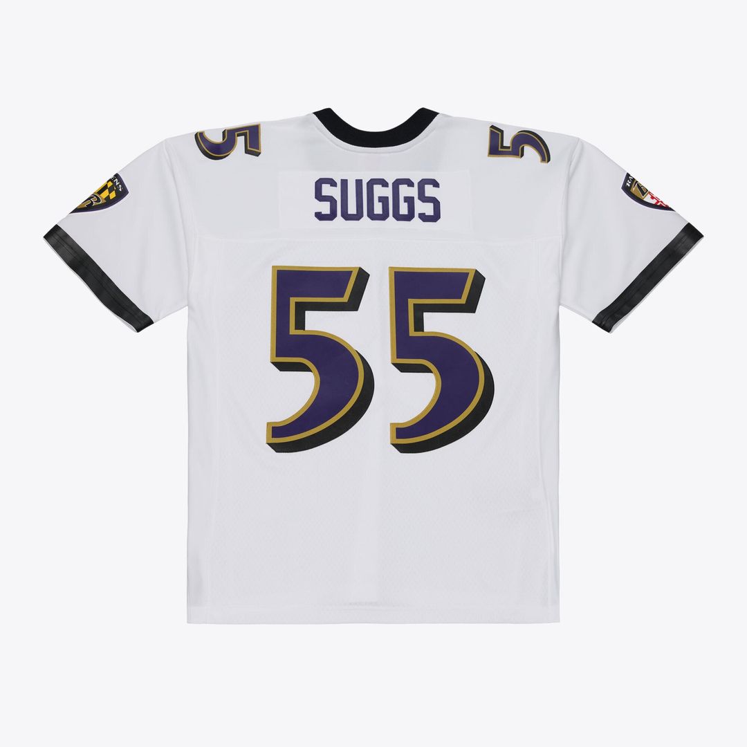 Terrell Suggs Baltimore Ravens 2003 Legacy Replica Player Jersey - White