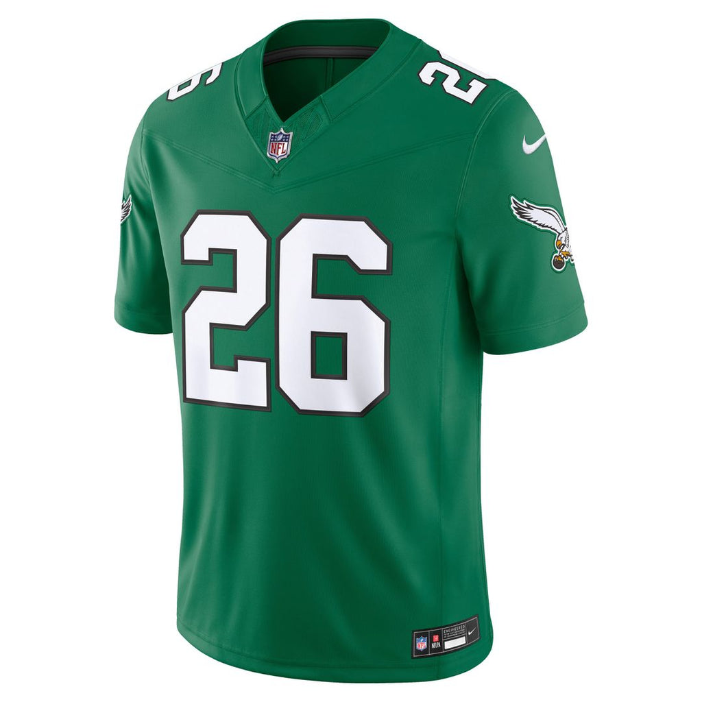 Saquon Barkley Philadelphia Eagles Team Vapor F.U.S.E. Stitched Limited Jersey - Midnight Green