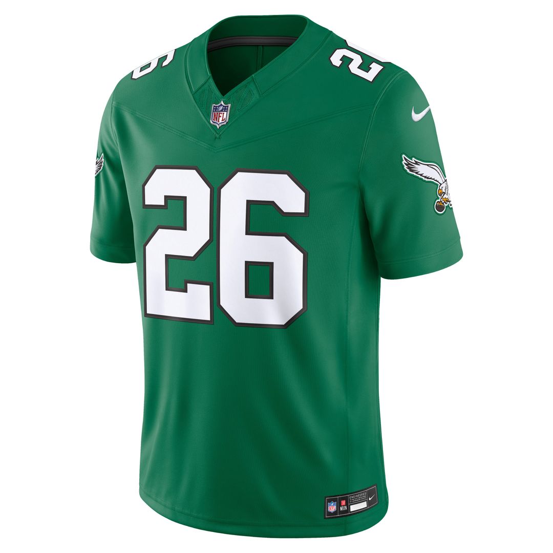 Saquon Barkley Philadelphia Eagles Team Vapor F.U.S.E. Stitched Limited Jersey - Midnight Green