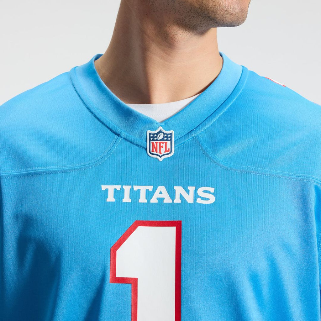 Cameron Ward Tennessee Titans Game Jersey - White