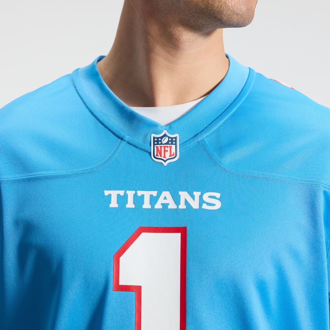 Cameron Ward Tennessee Titans Game Jersey - White