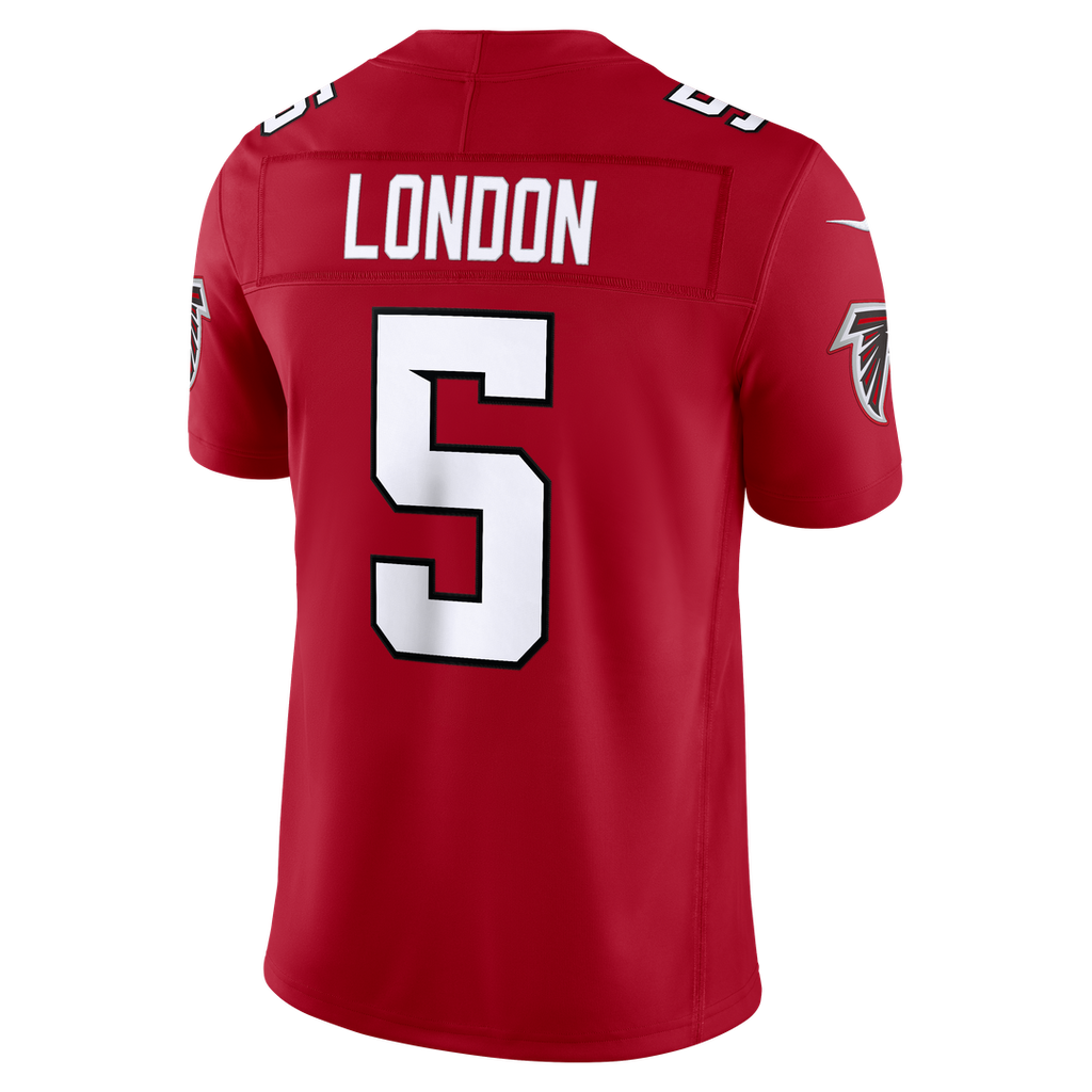 Drake London Atlanta Falcons Team Vapor F.U.S.E. Stitched Limited Jersey - Red