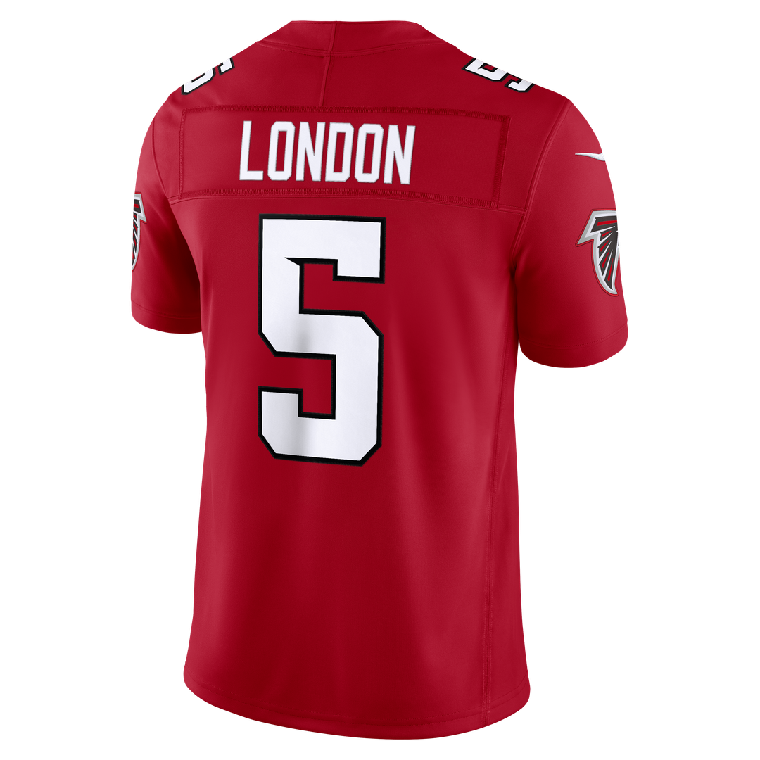 Drake London Atlanta Falcons Team Vapor F.U.S.E. Stitched Limited Jersey - Red