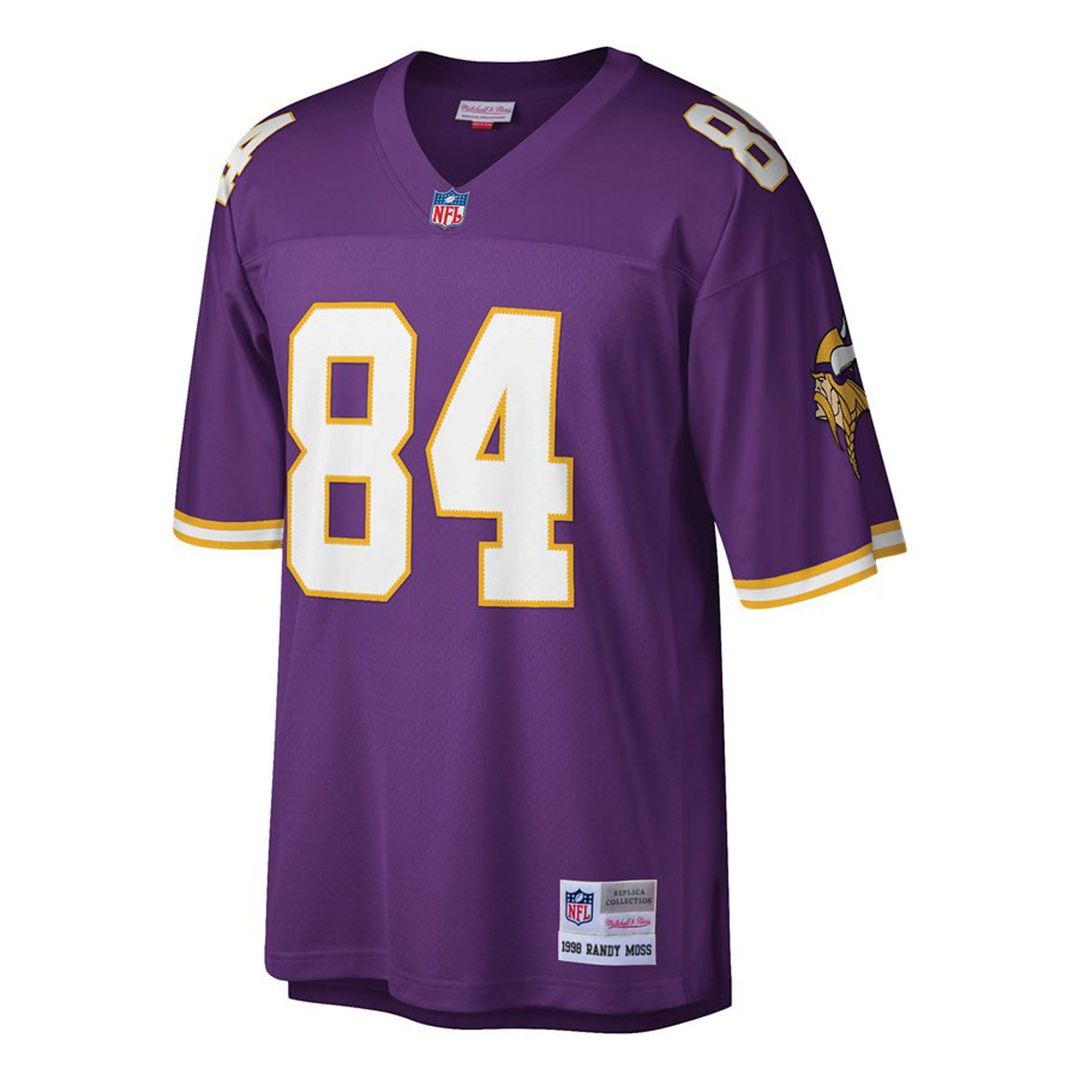 Randy Moss Minnesota Vikings Big & Tall 1998 Retired Player Replica Jersey - Purple