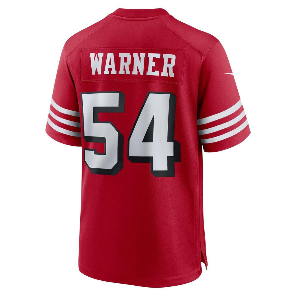 Fred Warner San Francisco 49ers Alternate Game Jersey - Scarlet