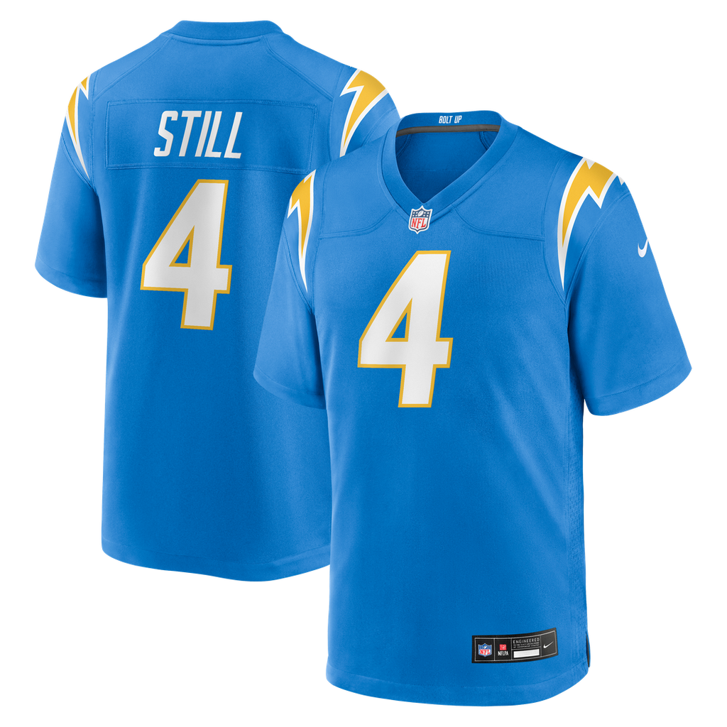 Tarheeb Still Los Angeles Chargers Team Game Jersey - Powder Blue