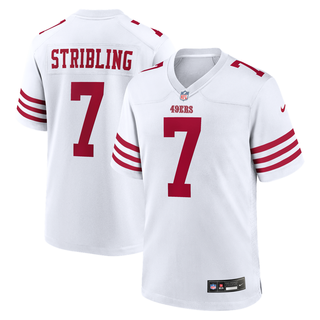 De'Zhaun Stribling San Francisco 49ers Game Jersey - White