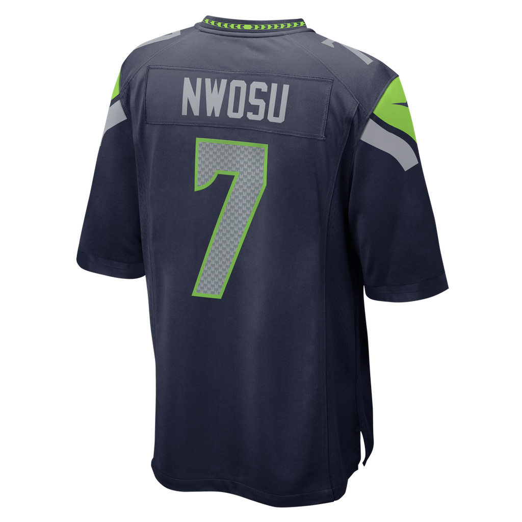 Uchenna Nwosu Seattle Seahawks Team Game Jersey - College Navy