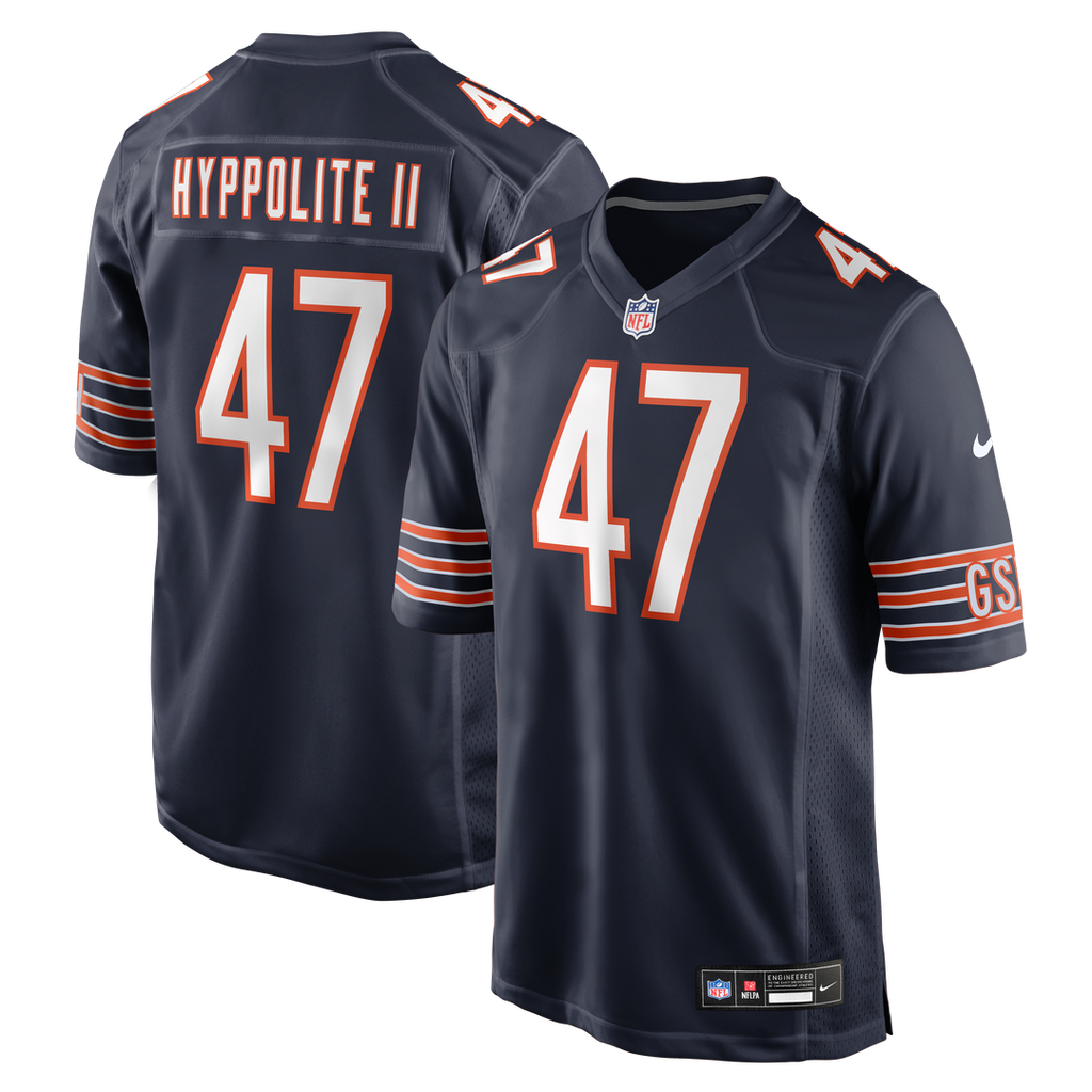 Ruben Hyppolite II Chicago Bears Team Game Jersey - Navy