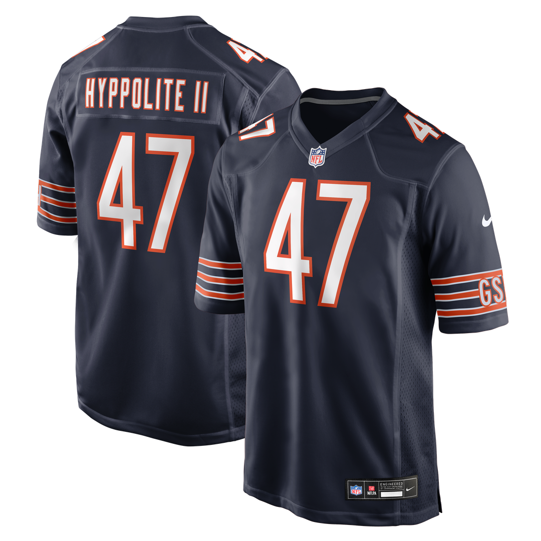 Ruben Hyppolite II Chicago Bears Team Game Jersey - Navy
