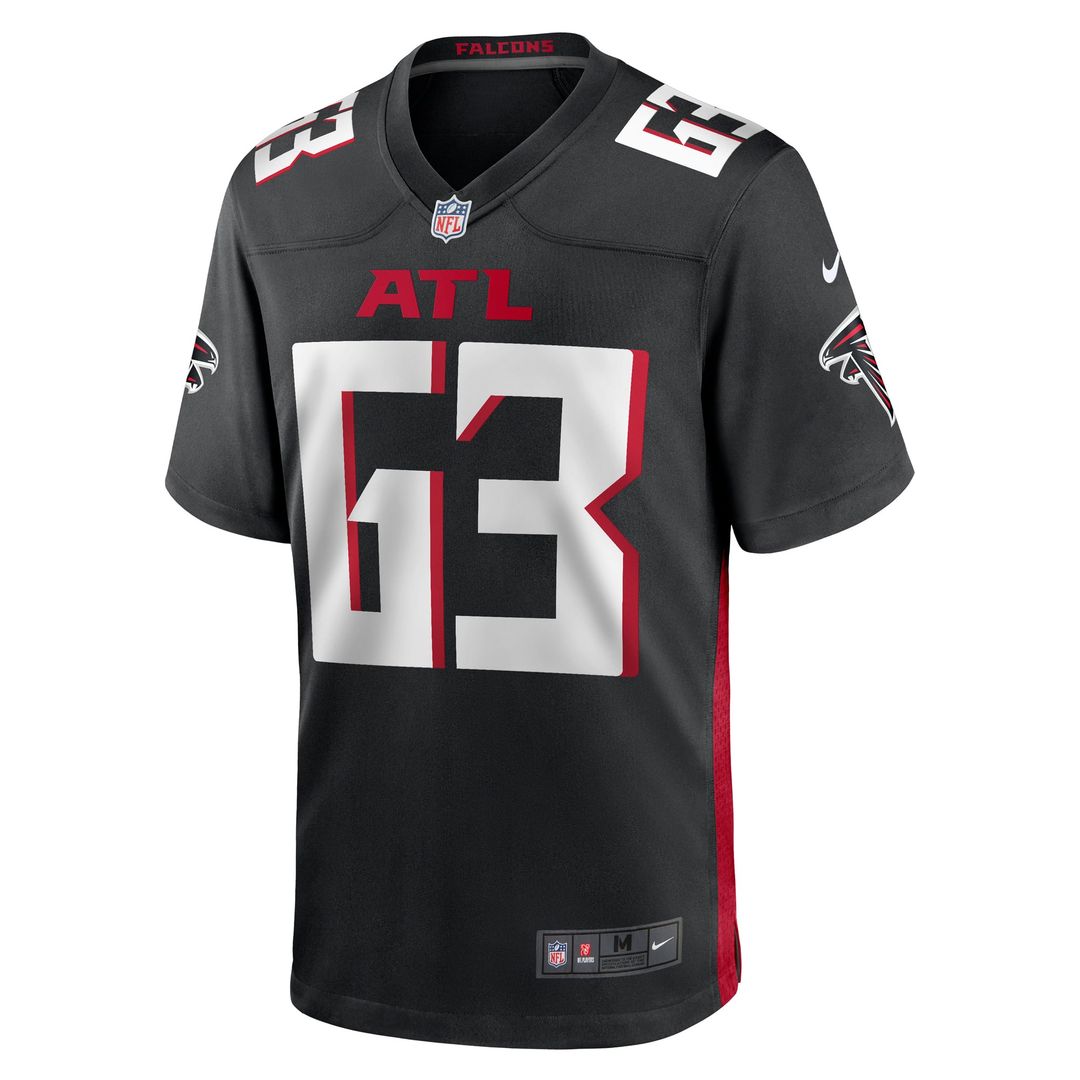 Chris Lindstrom Atlanta Falcons Team Game Jersey - Black