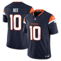Bo Nix Denver Broncos Alternate Vapor F.U.S.E. Stitched Limited Jersey - Navy
