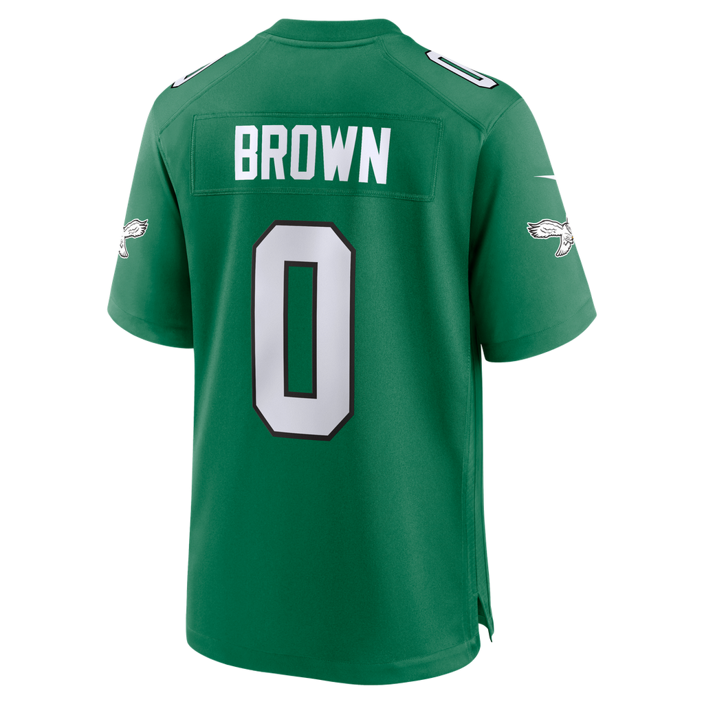 Marquise Brown Philadelphia Eagles Team Game Jersey - Midnight Green