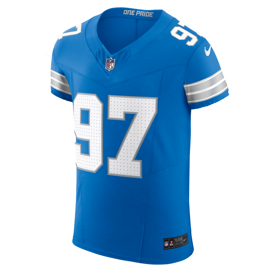 Aidan Hutchinson Detroit Lions Team Vapor F.U.S.E. Elite Jersey - Blue