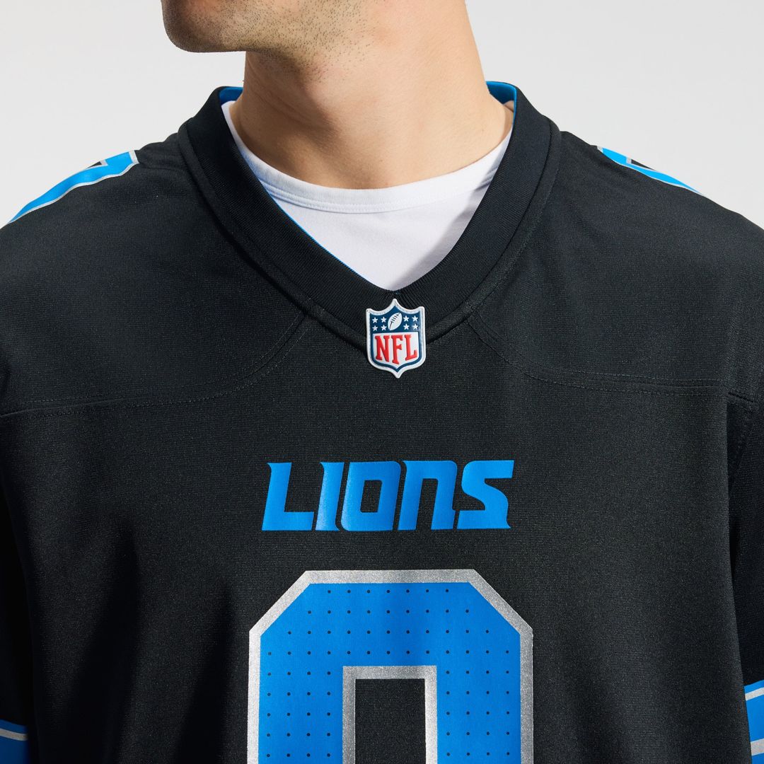 Jahmyr Gibbs Detroit Lions Game Player Jersey - White