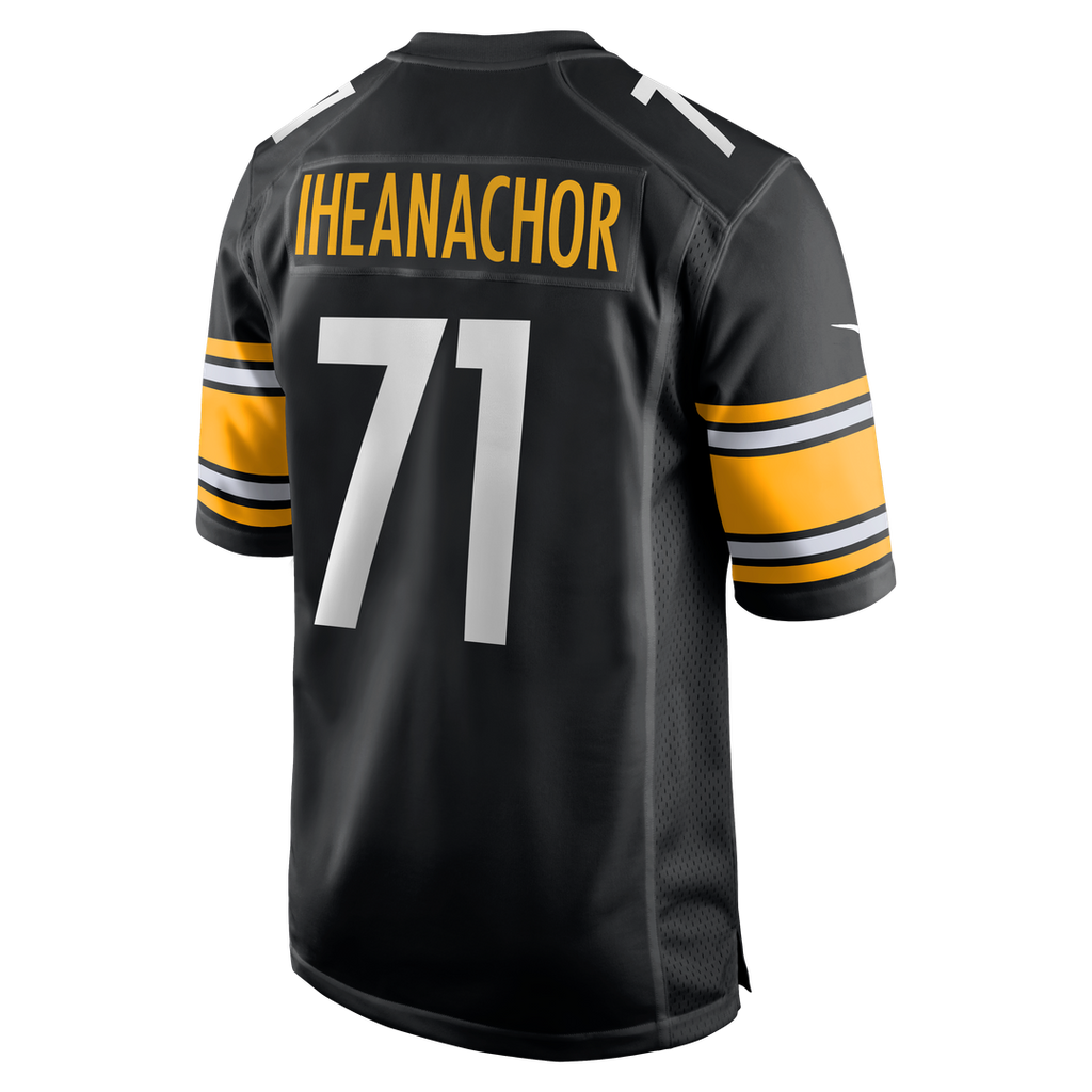 Max Iheanachor Pittsburgh Steelers Team Game Jersey - Black