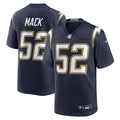 Khalil Mack Los Angeles Chargers Alternate Super Chargers Game Player Jersey - Navy