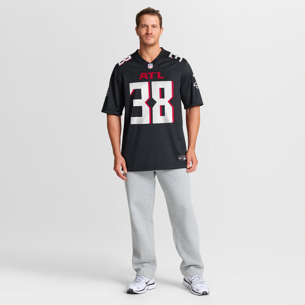 Nathan Carter Atlanta Falcons Team Game Jersey - Black