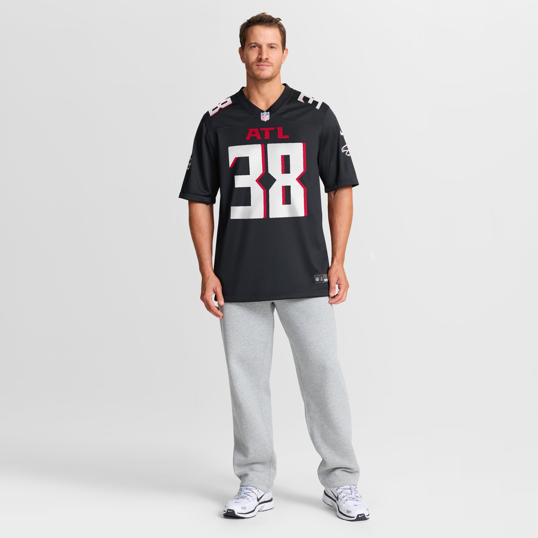 Nathan Carter Atlanta Falcons Team Game Jersey - Black