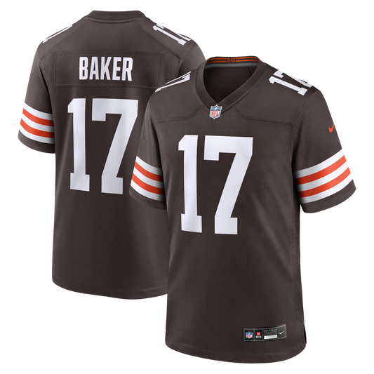 Jerome Baker Cleveland Browns Team Game Jersey - Brown