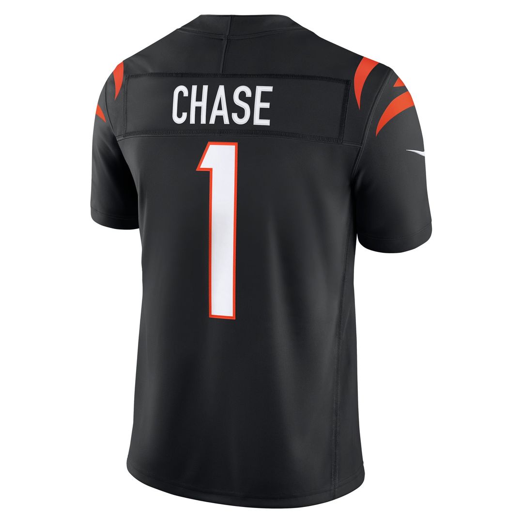 Ja'Marr Chase Cincinnati Bengals Vapor F.U.S.E. Stitched Limited Jersey - White
