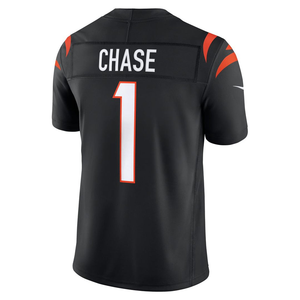 Ja'Marr Chase Cincinnati Bengals Alternate Vapor F.U.S.E. Stitched Limited Jersey - Orange