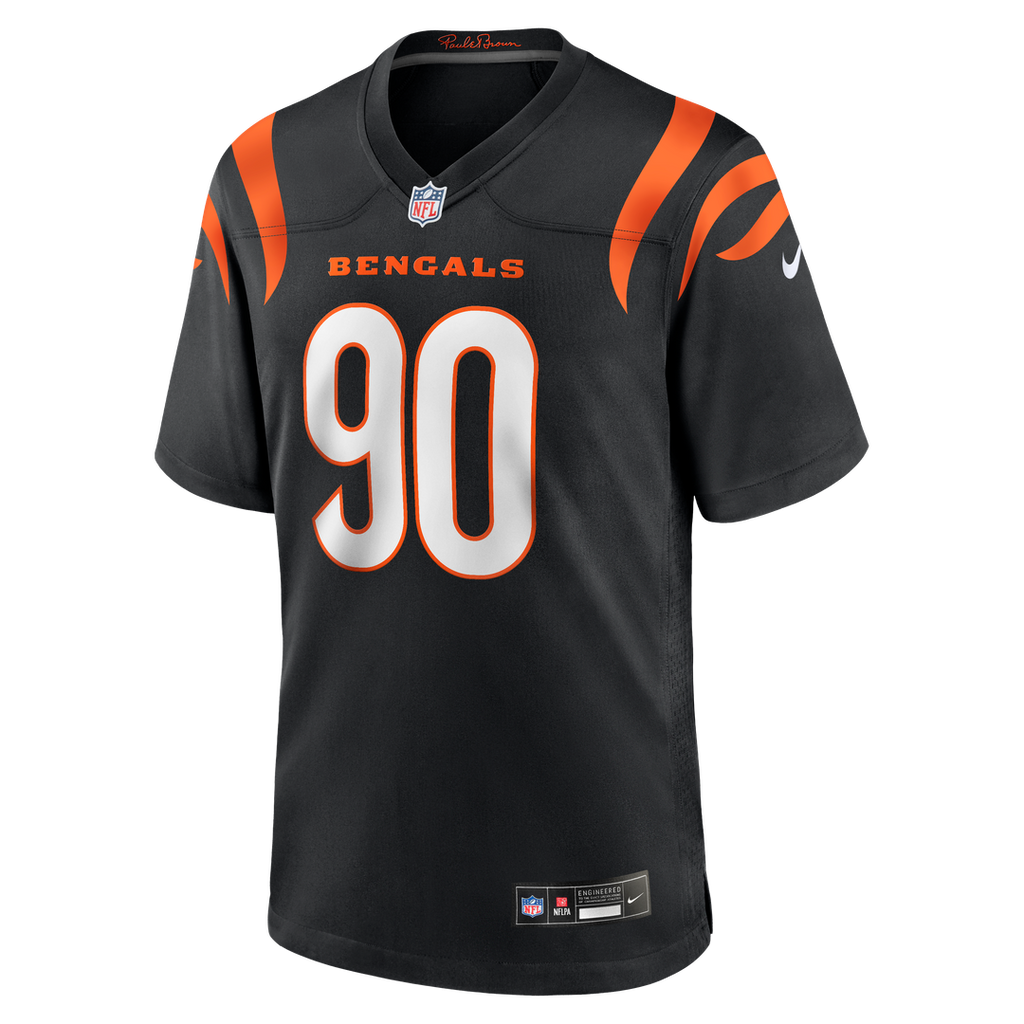 Kris Jenkins Jr. Cincinnati Bengals Game Jersey - Black