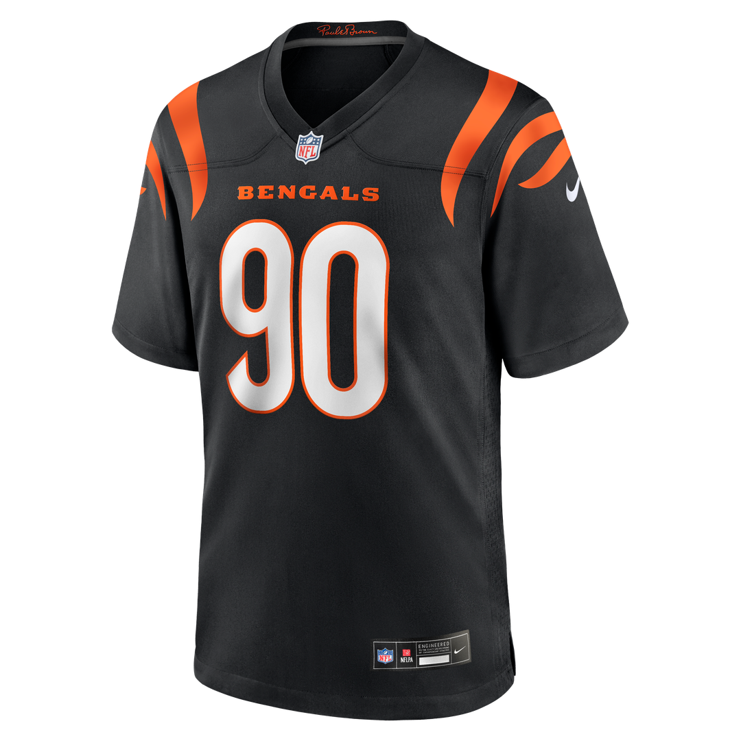 Kris Jenkins Jr. Cincinnati Bengals Game Jersey - Black