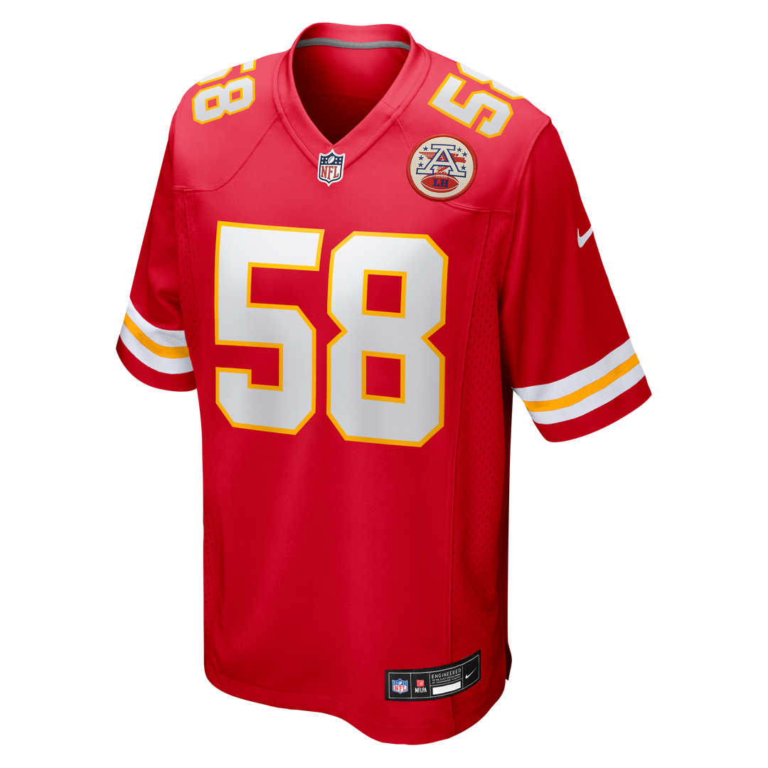 Derrick Thomas Kansas City Chiefs Game Retired Player Jersey - Red