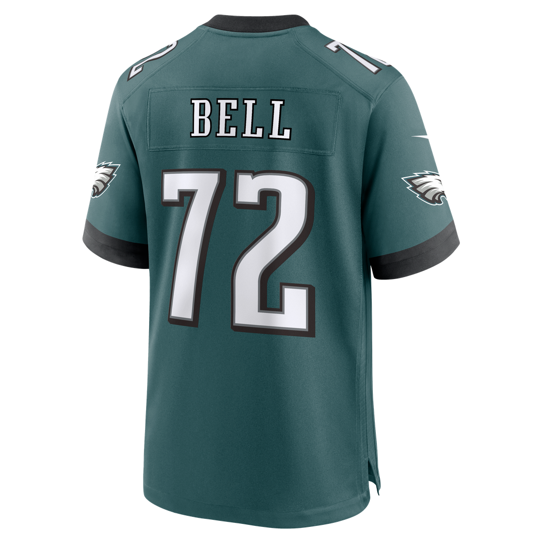 Markel Bell Philadelphia Eagles Team Game Jersey - Midnight Green