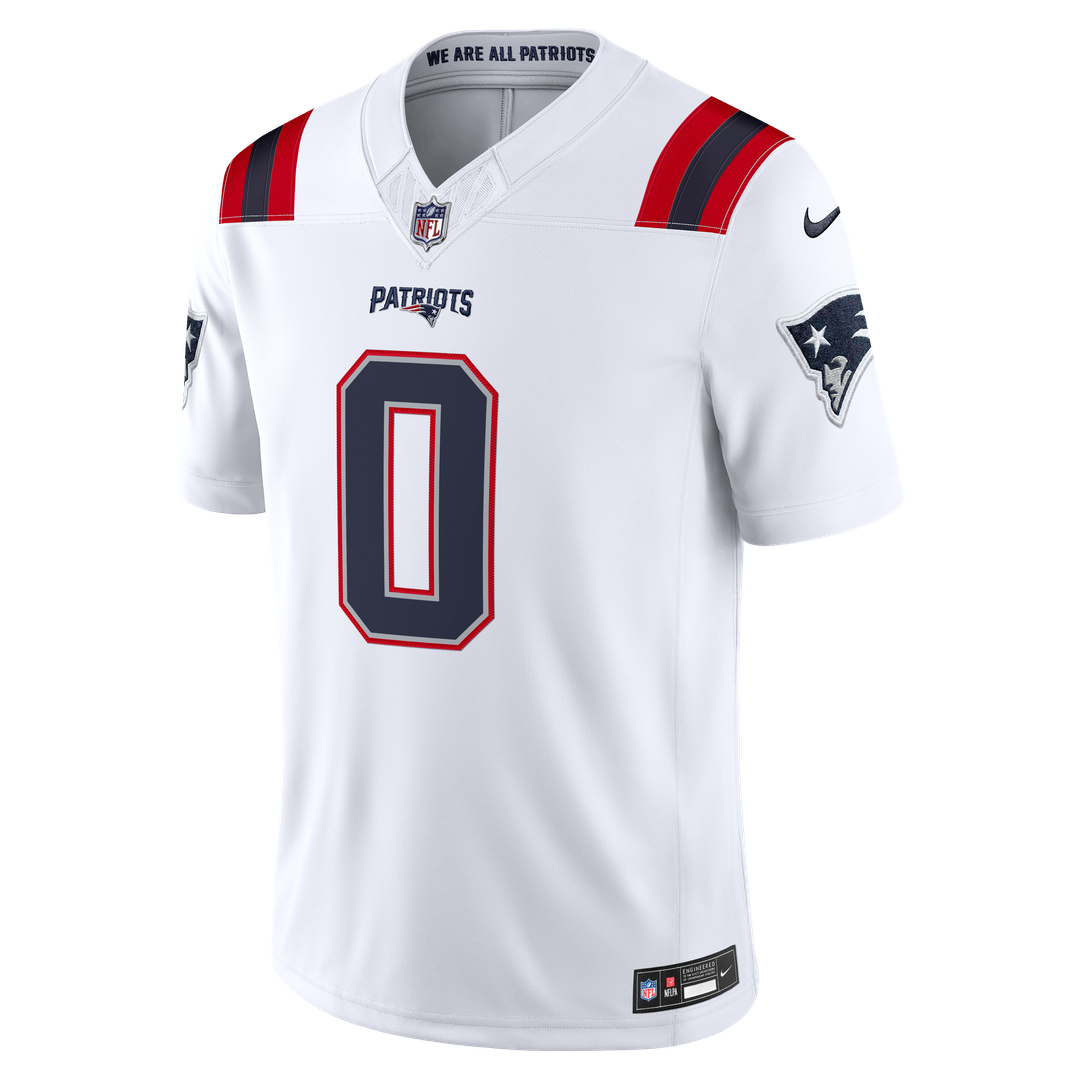 Christian Gonzalez New England Patriots Team Vapor F.U.S.E. Stitched Limited Jersey - Navy