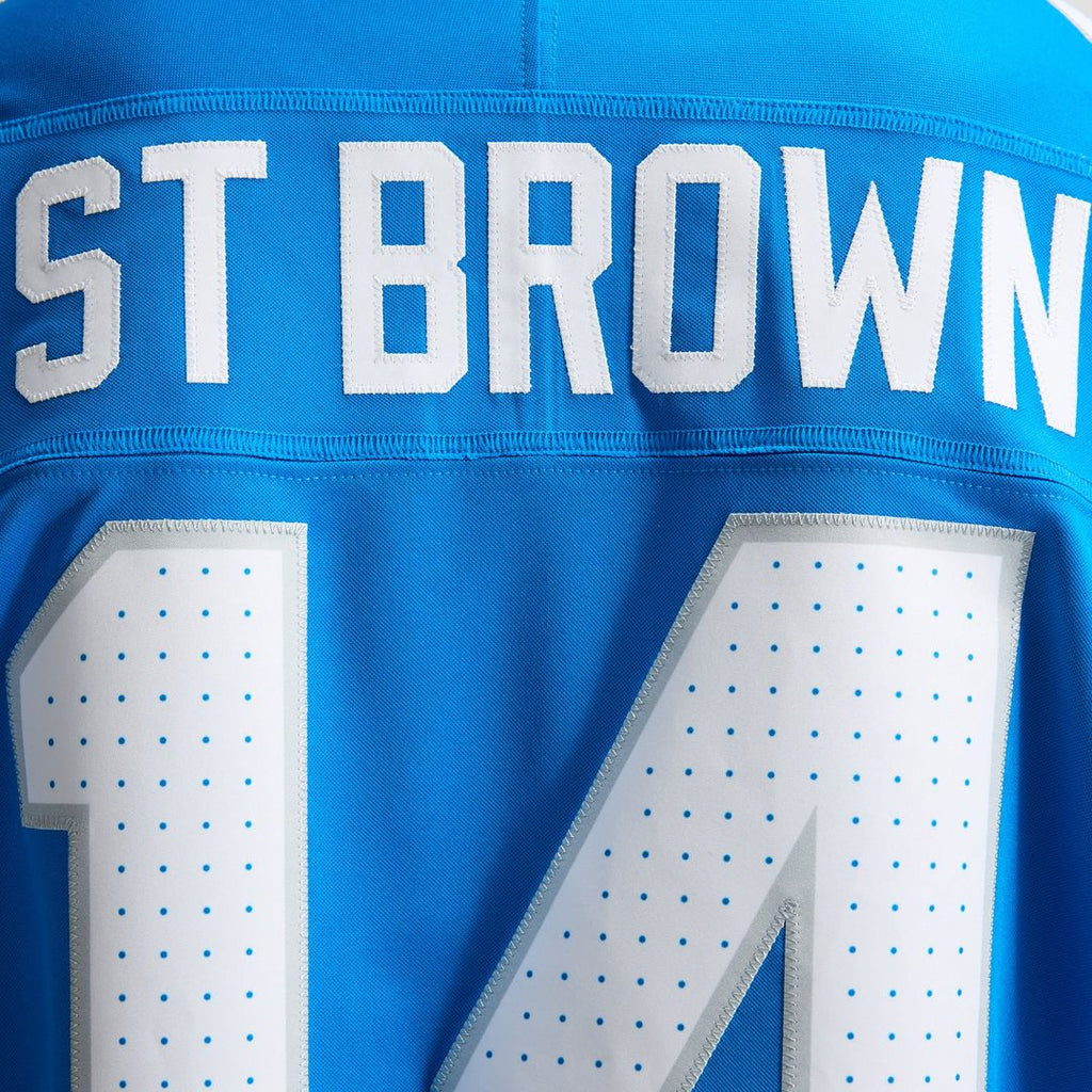 Amon - Ra St. Brown Detroit Lions Team Vapor F.U.S.E. Stitched Limited Jersey - Blue