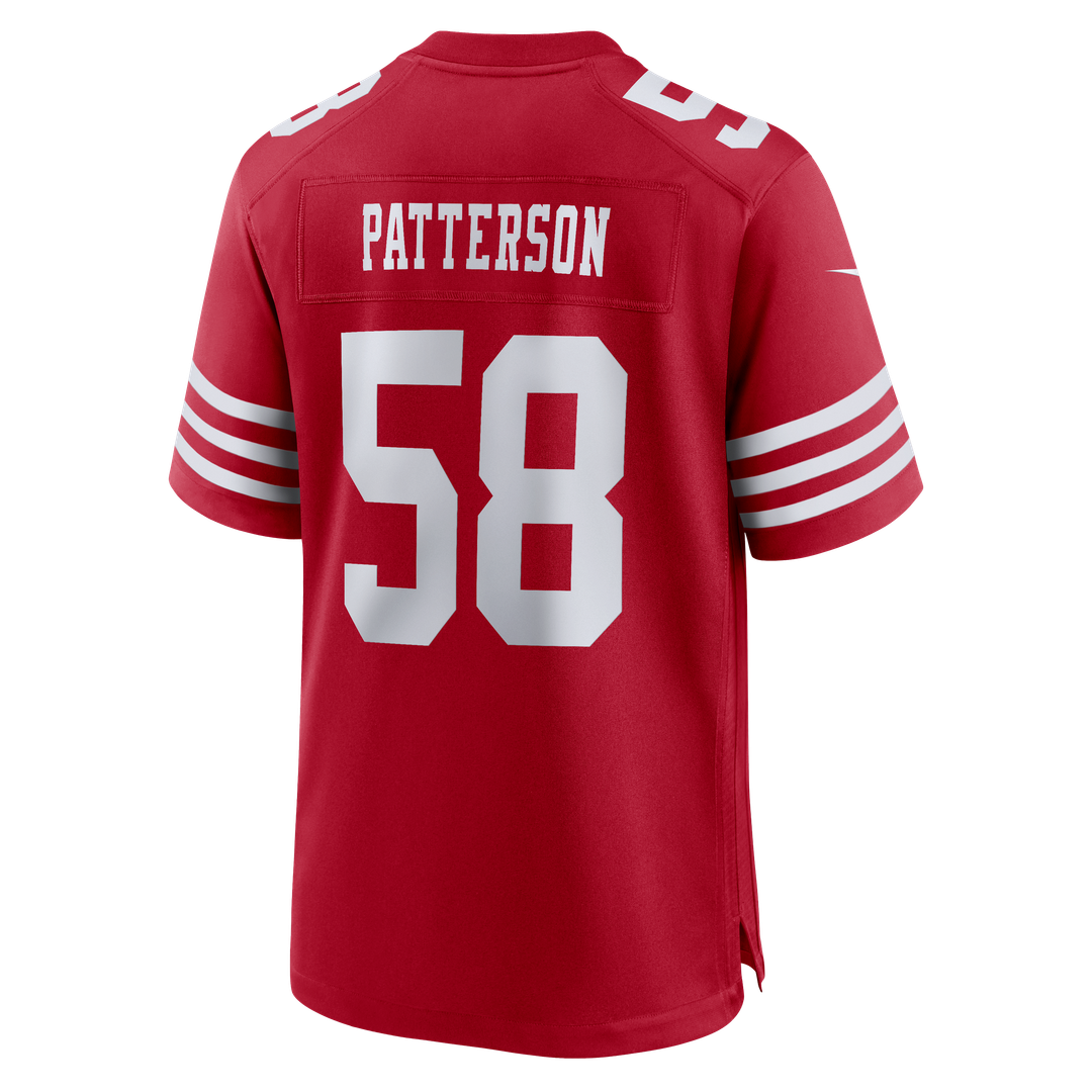 Jarrett Patterson San Francisco 49ers Team Game Jersey - Scarlet