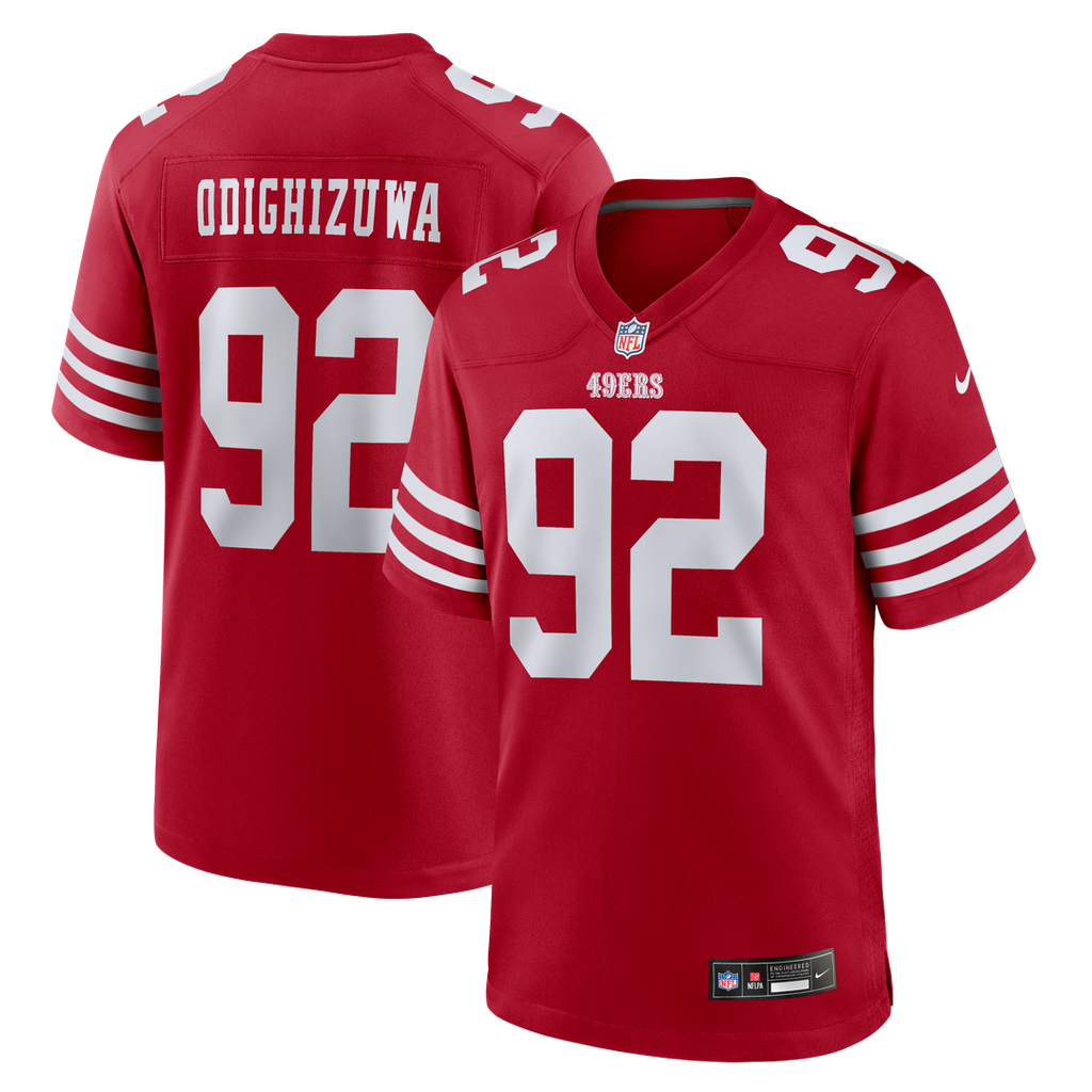Osa Odighizuwa San Francisco 49ers Team Game Jersey - Scarlet