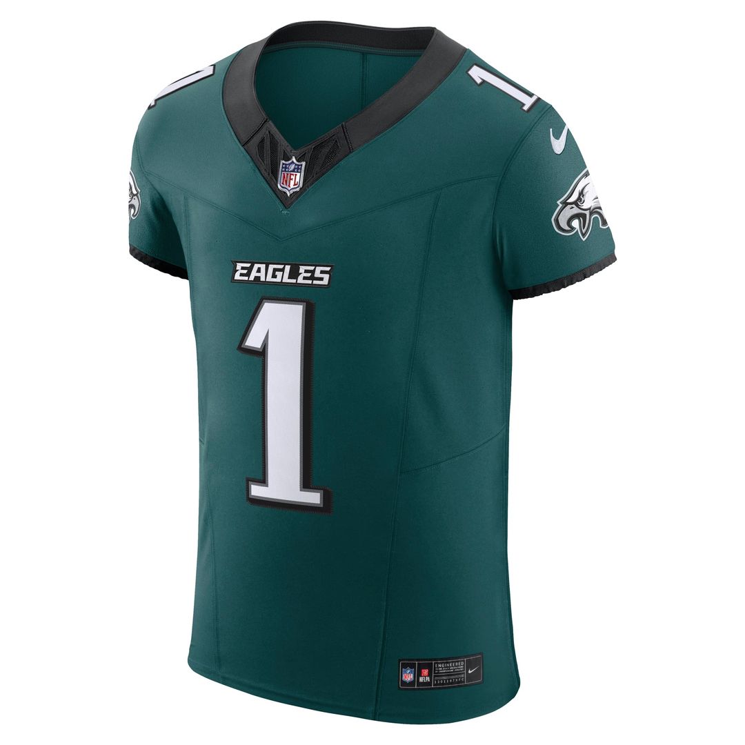 Jalen Hurts Philadelphia Eagles Team Vapor F.U.S.E. Elite Jersey - Midnight Green