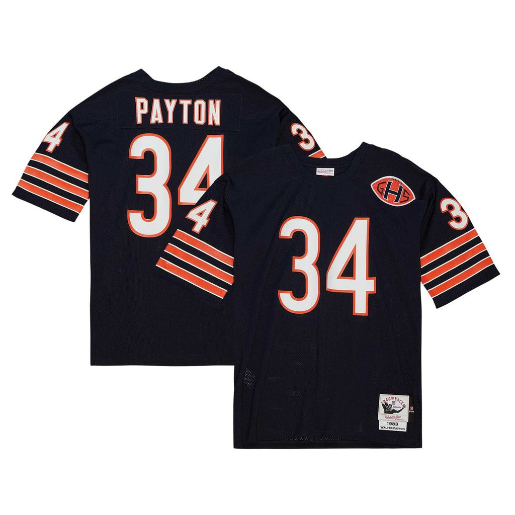 Walter Payton Chicago Bears 1983 Authentic Throwback Retired Player Jersey - Navy