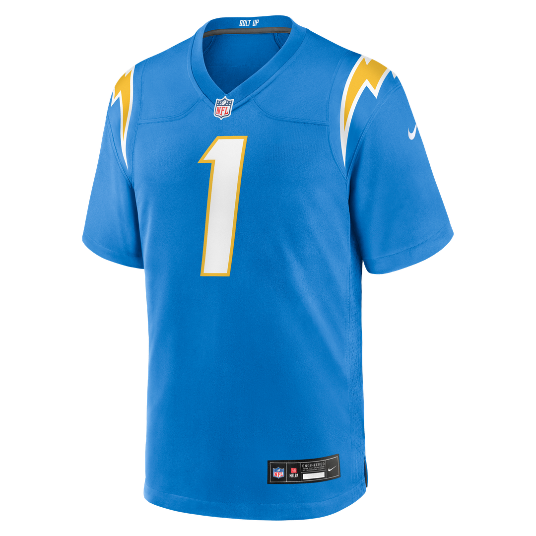 Quentin Johnston Los Angeles Chargers Alternate Super Chargers Game Player Jersey - Navy