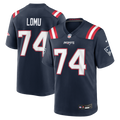 Caleb Lomu New England Patriots Team Game Jersey - Navy