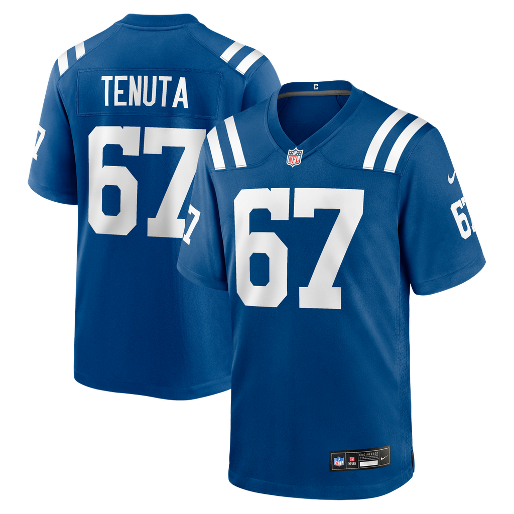Luke Tenuta Indianapolis Colts Team Game Jersey - Royal