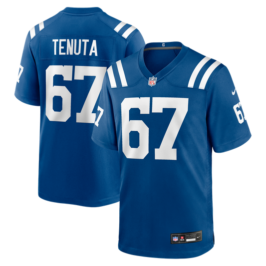 Luke Tenuta Indianapolis Colts Team Game Jersey - Royal