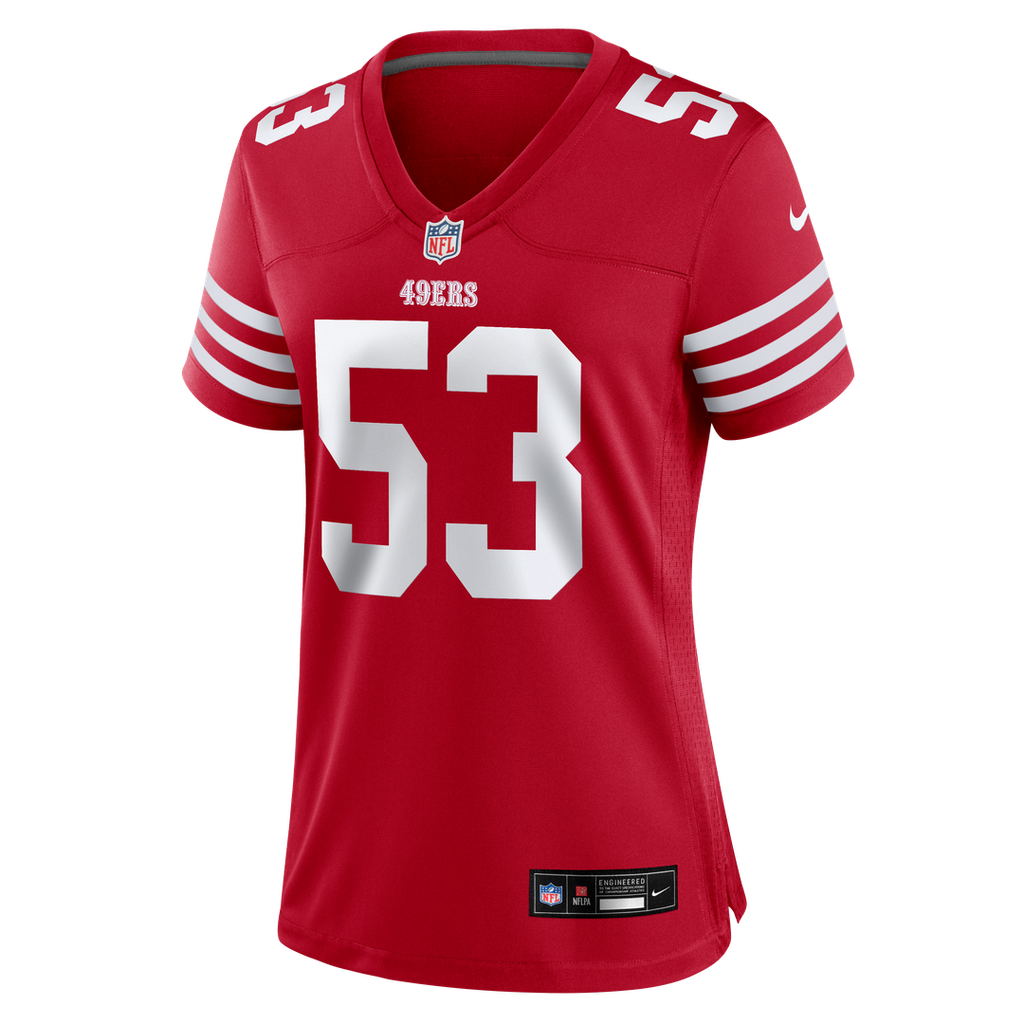 Jaden Dugger III San Francisco 49ers Team Game Jersey - Scarlet